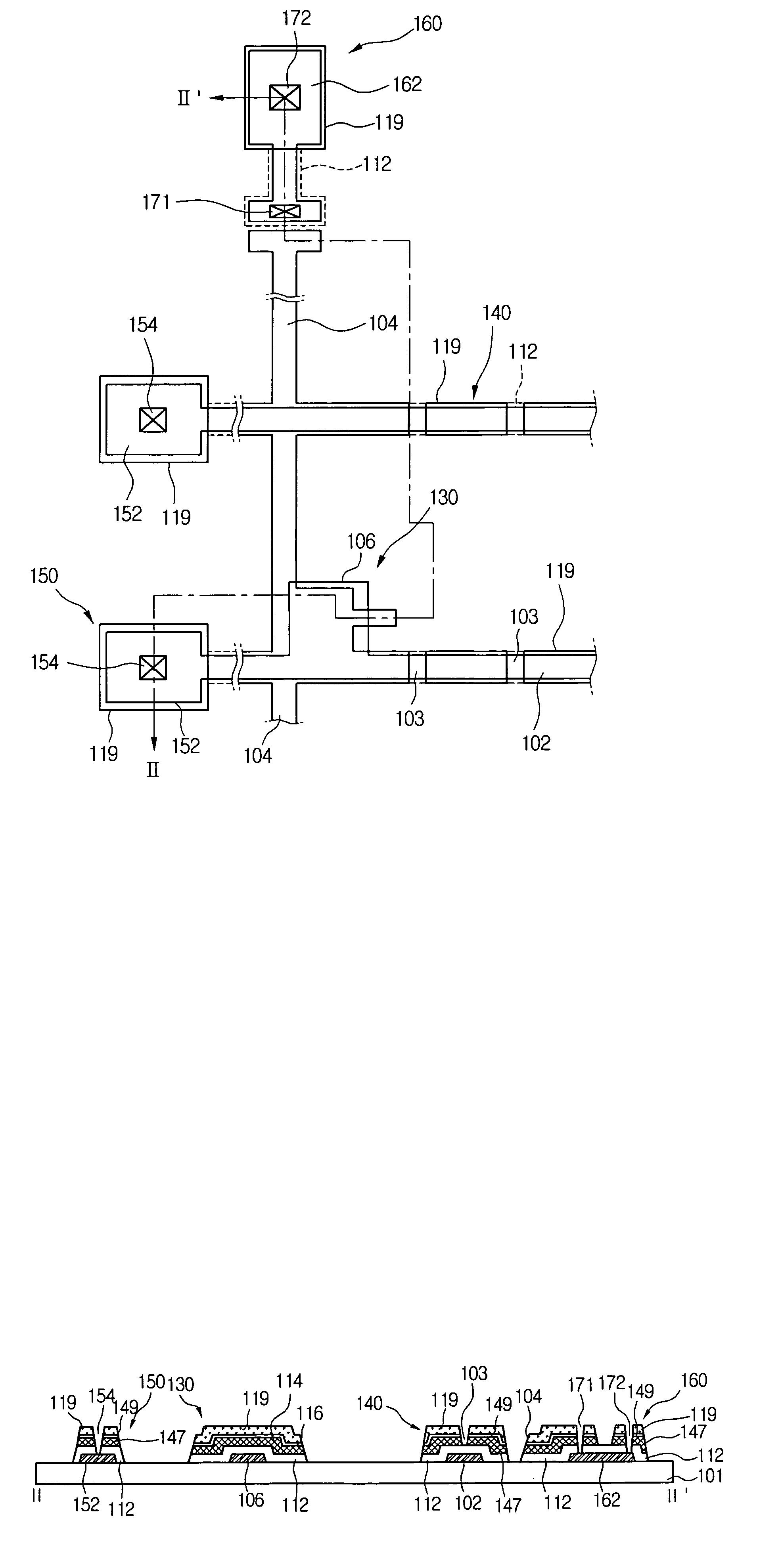 TFT array substrate and fabrication method thereof