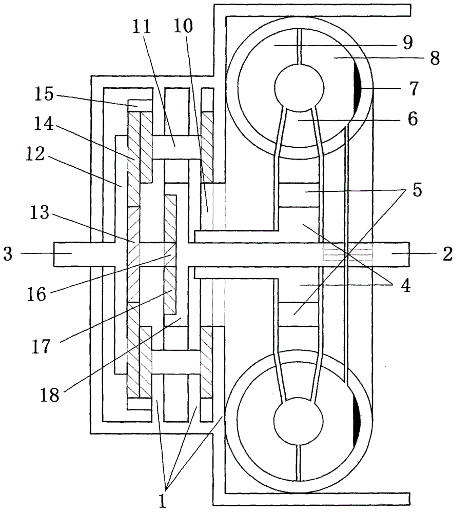 Stepless gearbox