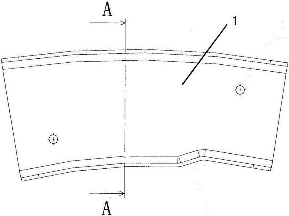 Sheet metal part sagging compensation design method