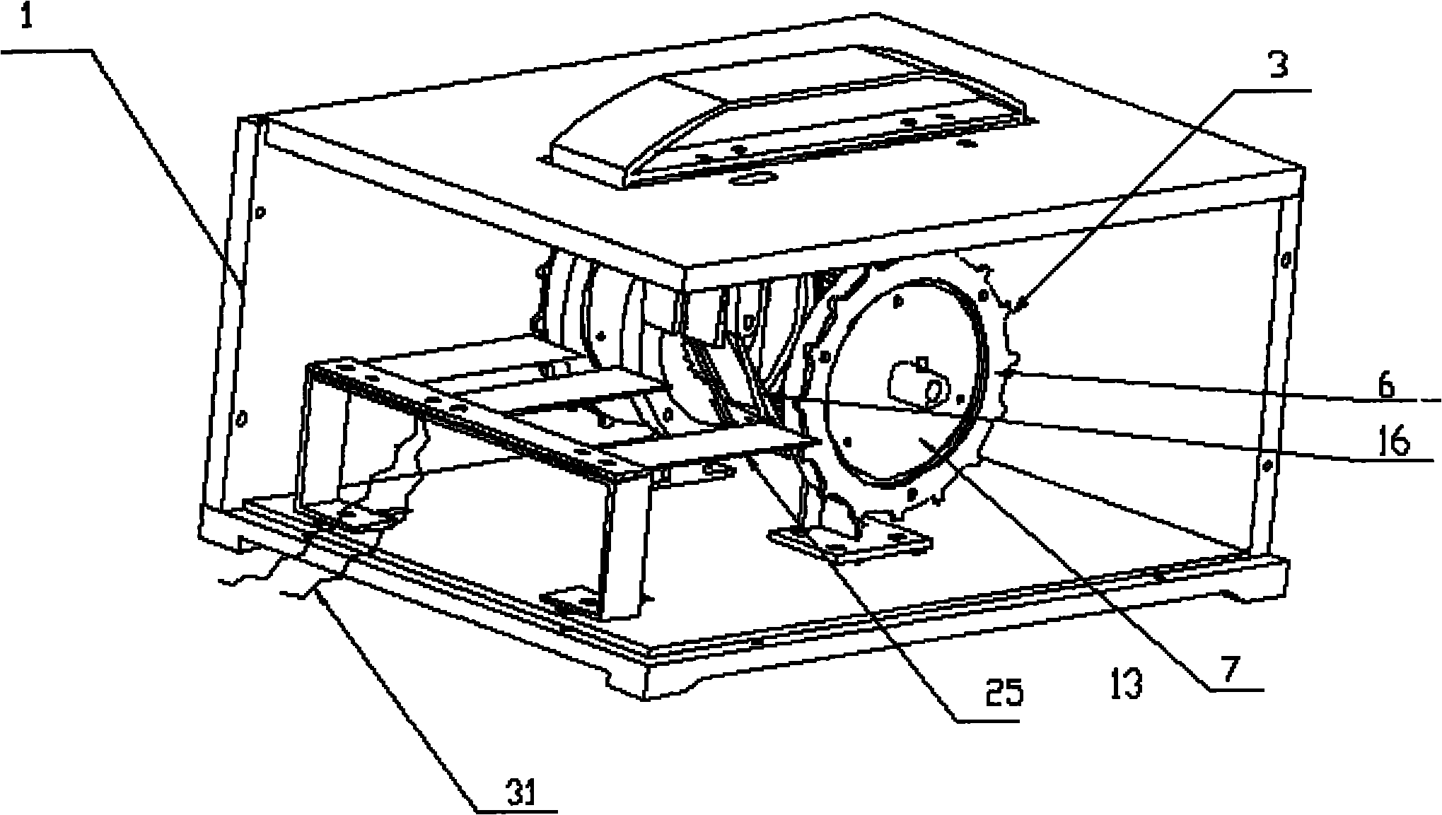 Pedal type continuous vibration piezoelectric generating device