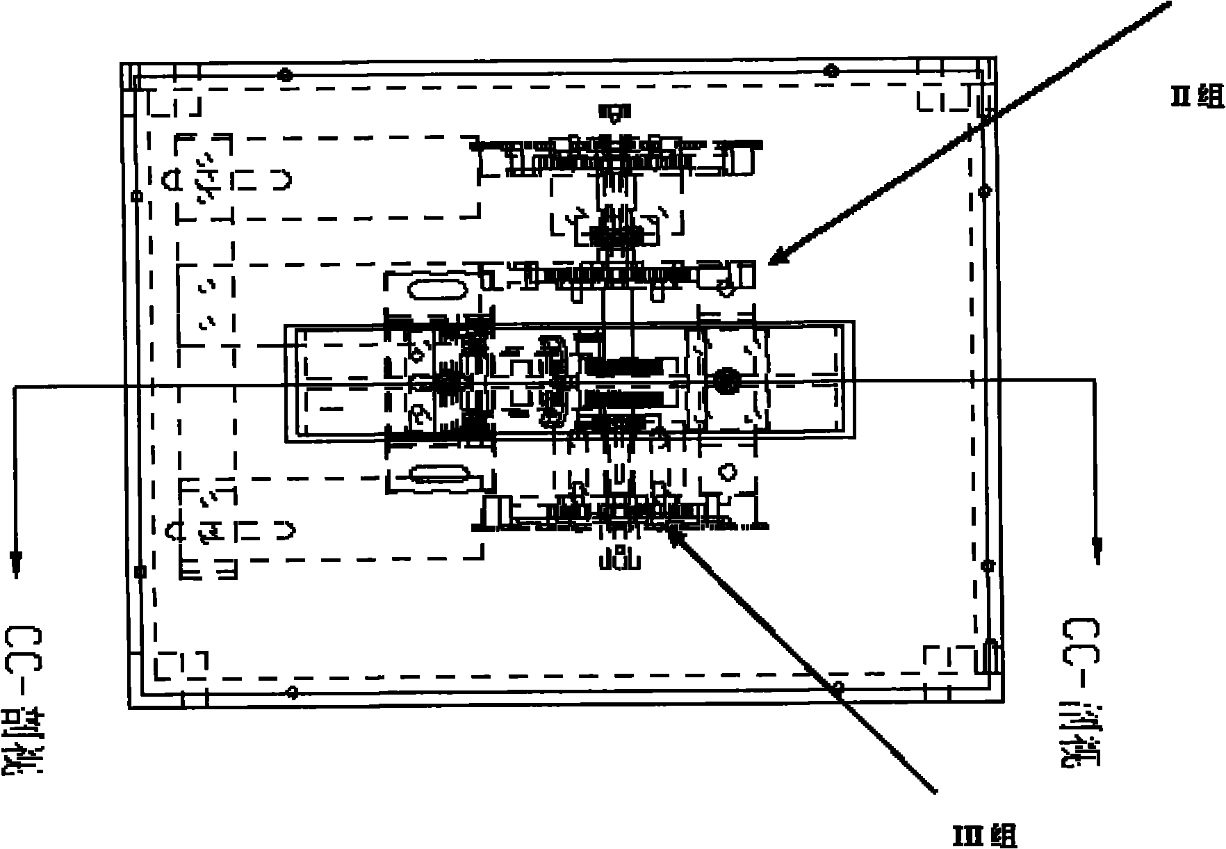 Pedal type continuous vibration piezoelectric generating device