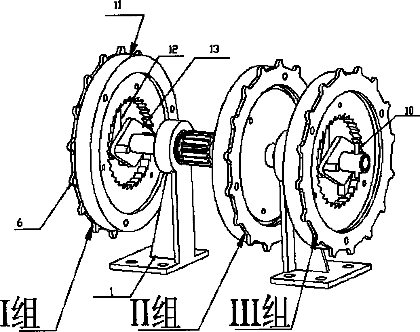 Pedal type continuous vibration piezoelectric generating device