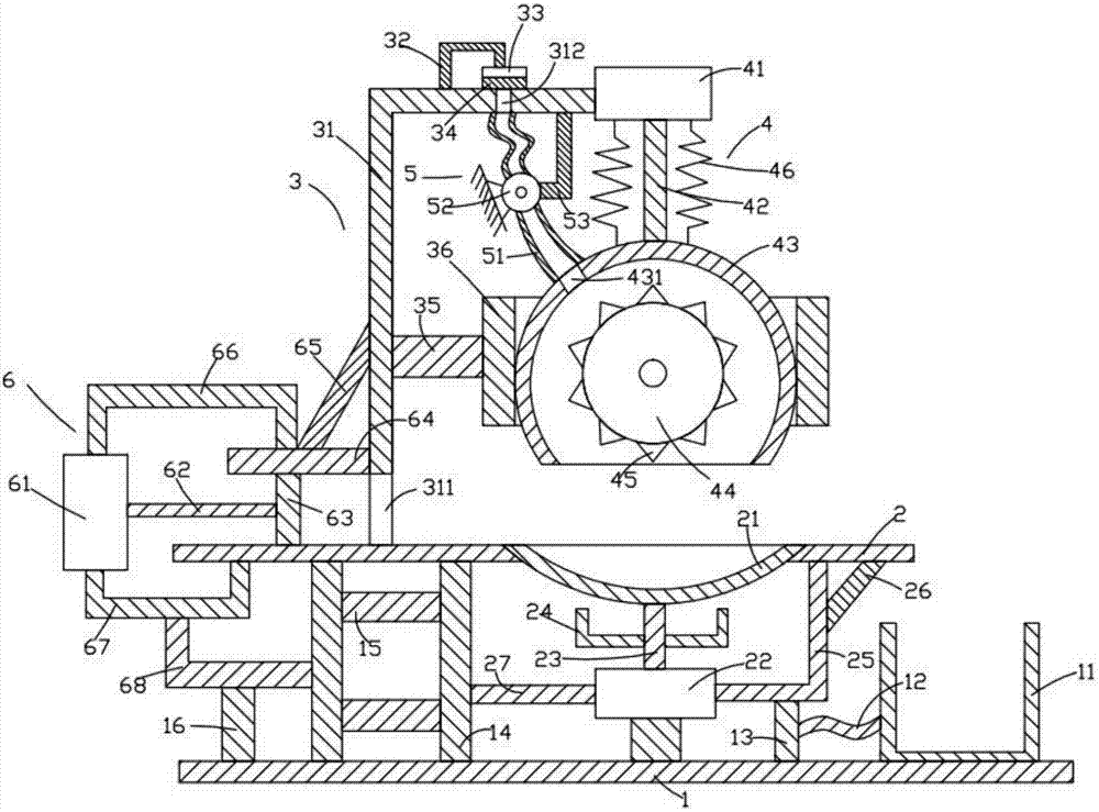 Efficient crushing method special for coal mine