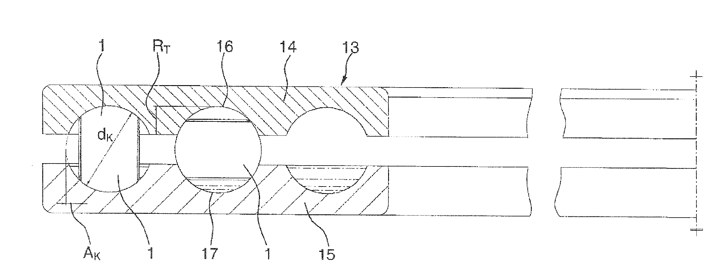 Method for producing the rolling elements of a ball roller bearing