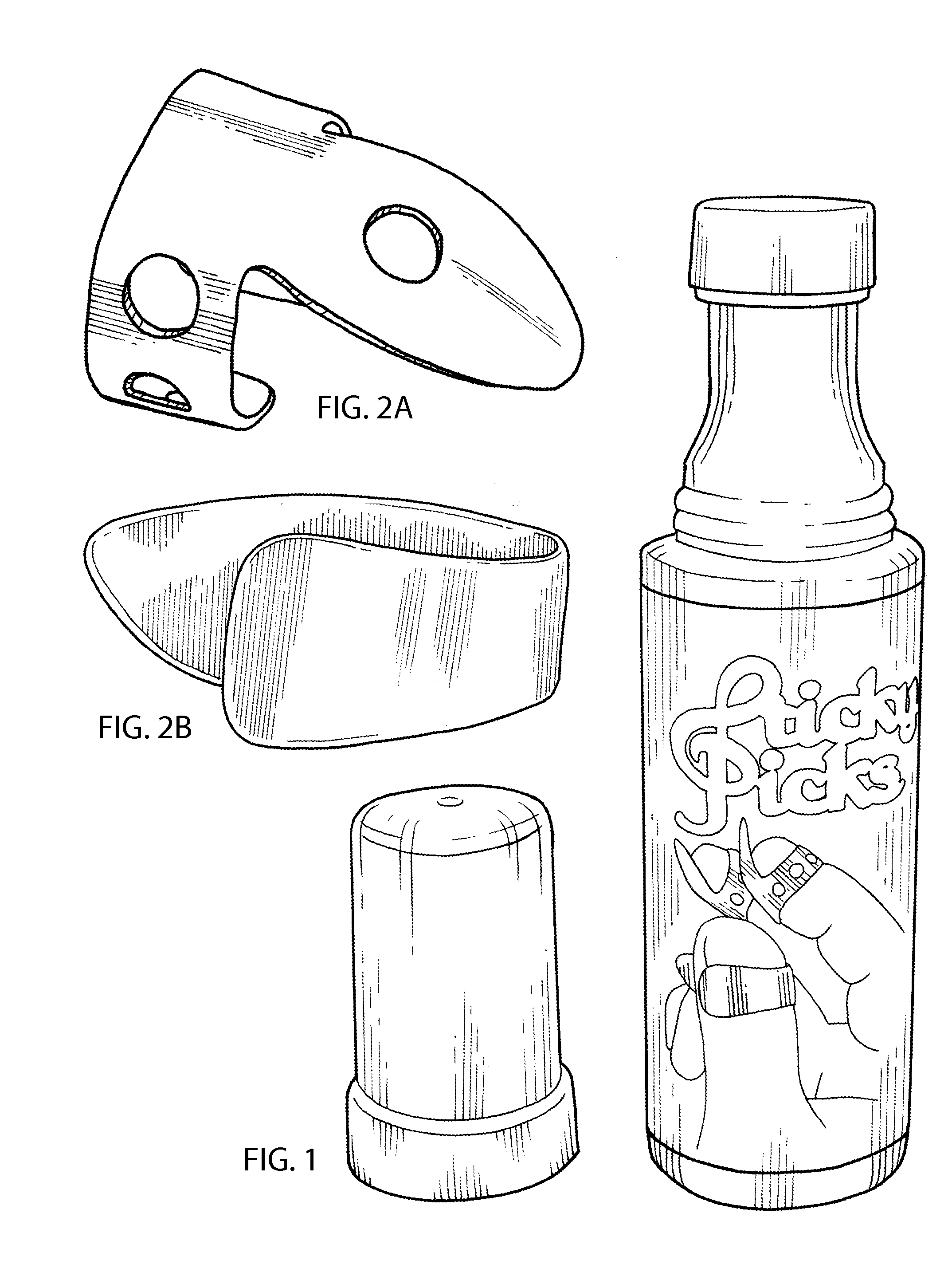 Adhesive composition for the non-permanent adhesion of finger and thumb picks for the play of stringed instruments