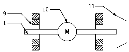 Singe-stage radial turbine power generating system capable of balancing axial force through air bearing