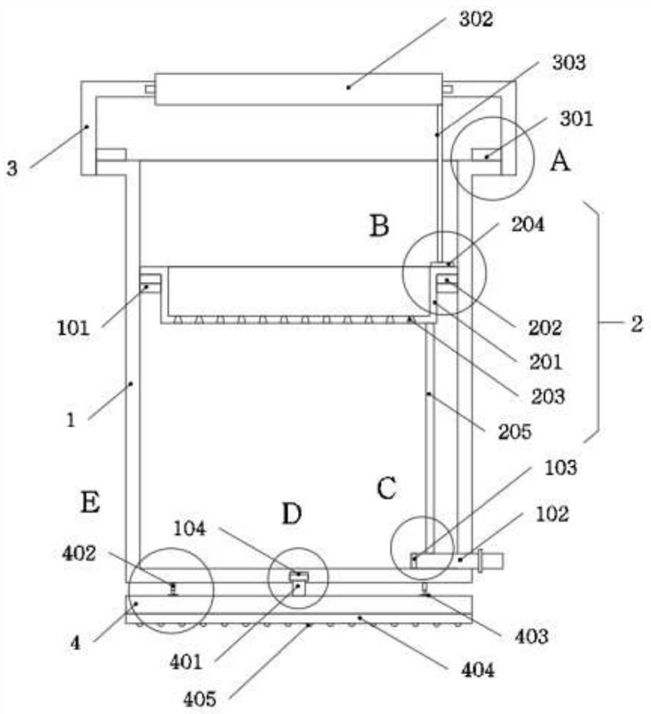 Multi-partition-based classifiable simple swing-cover-type garbage can