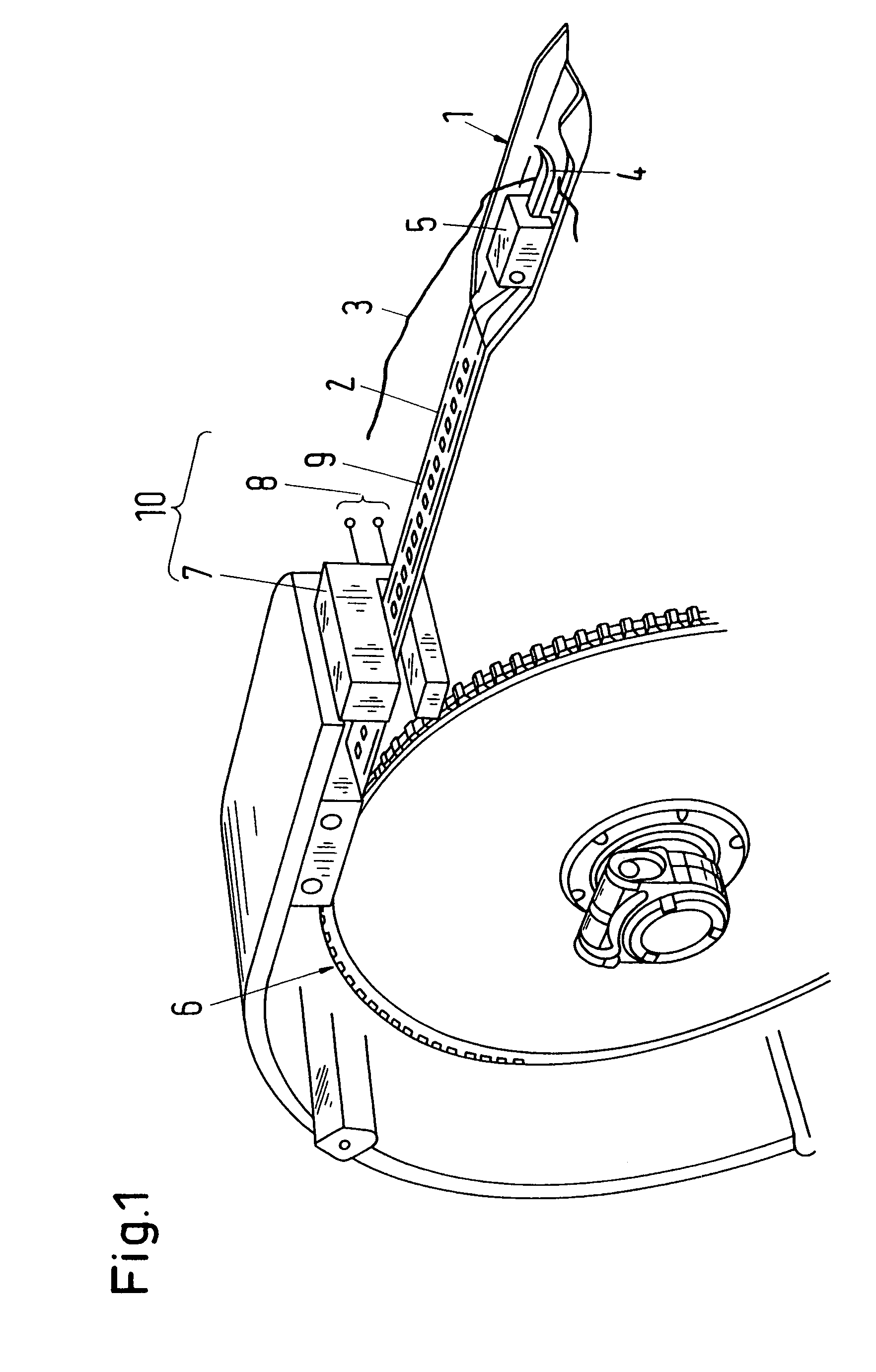 Thread clamp for a rapier head