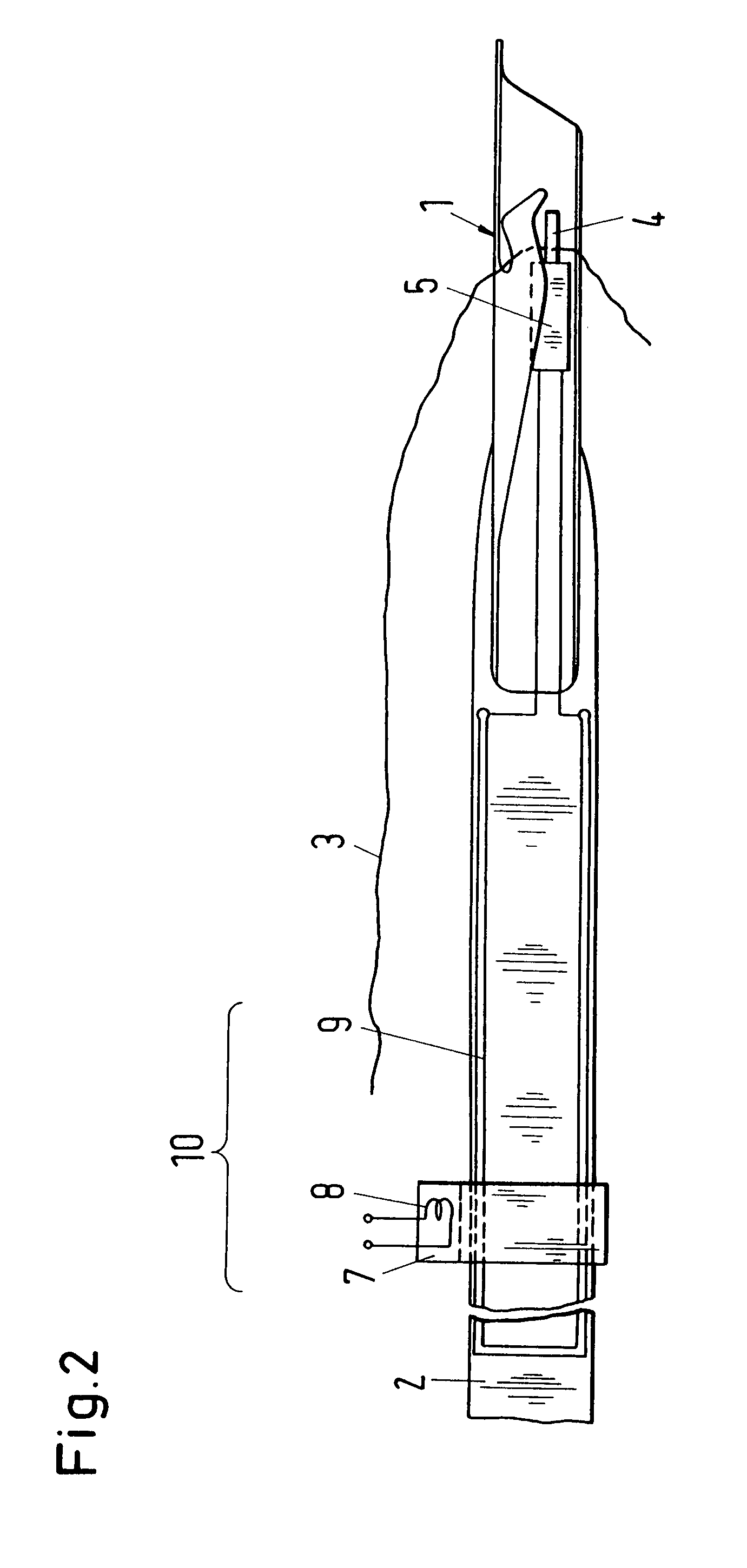 Thread clamp for a rapier head