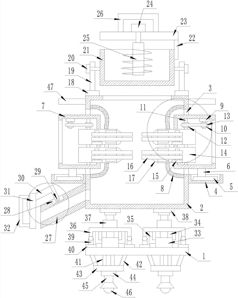 Feed stirring device