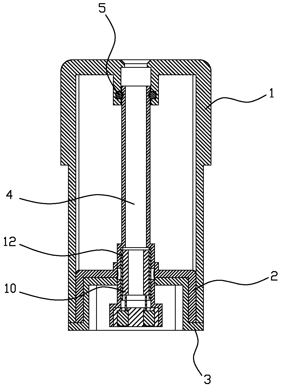 Tar leakage preventing structure and method for electronic cigarette