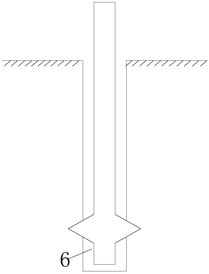 Gravel grouting pile with extruding and expanding supporting discs and construction method thereof