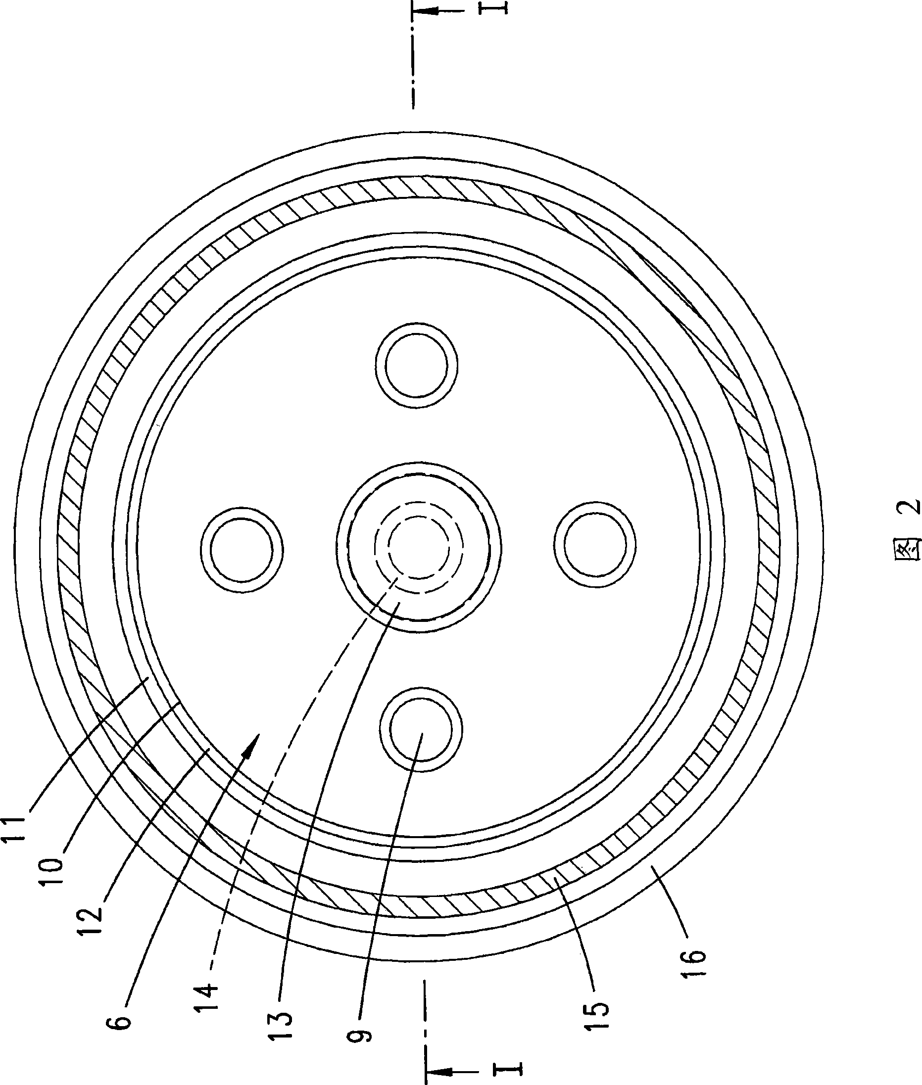 Source container of a VPE reactor