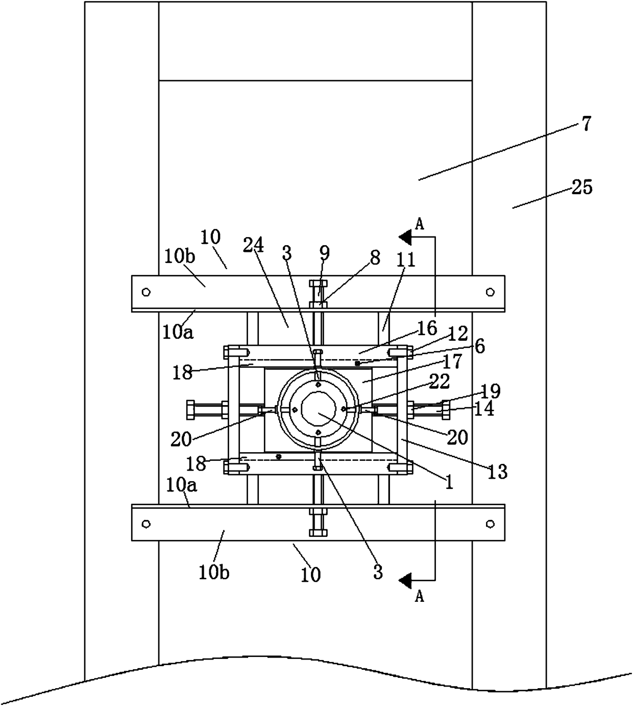 Adjustable laser instrument bracket