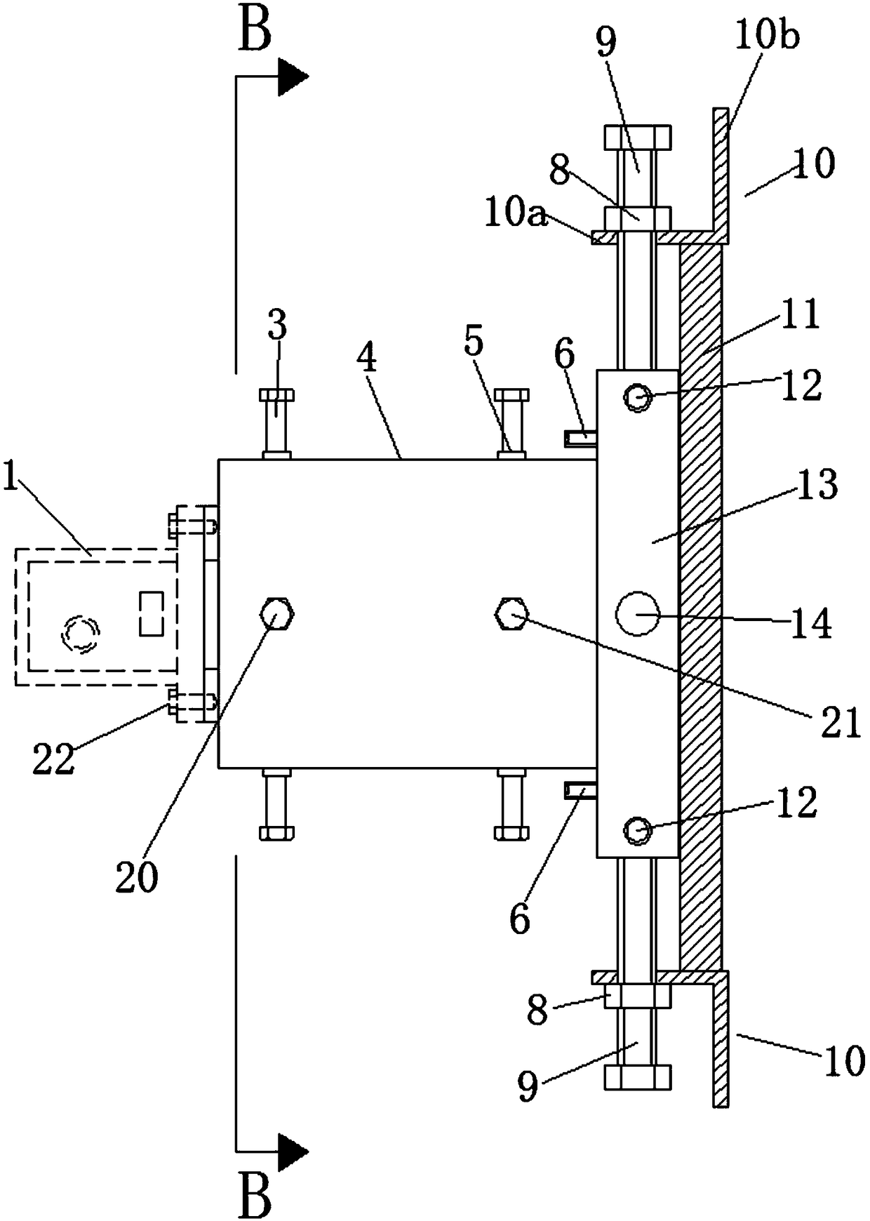 Adjustable laser instrument bracket