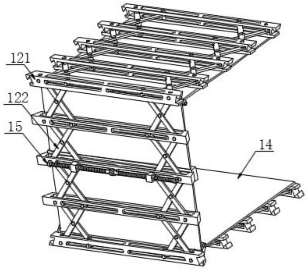 Splicing type equipment protection support for traffic transportation and using method of splicing type equipment protection support