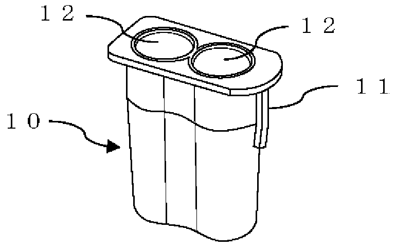 Container storage tray, and automatic analytical device