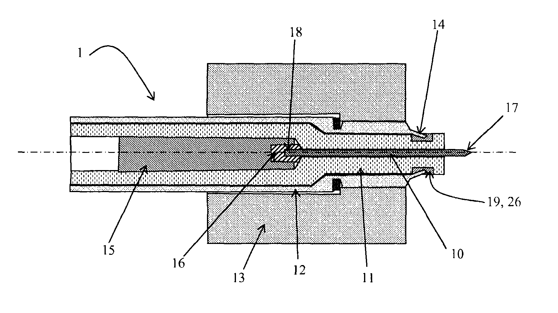 Short-circuit prevention in an RF spark plug