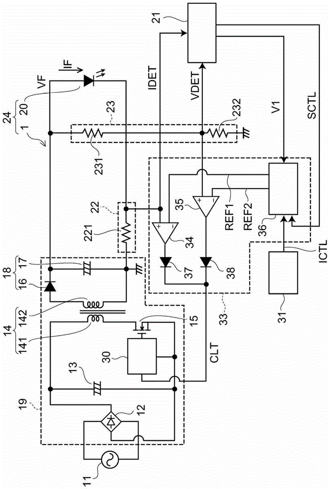 Power supply unit and lighting unit