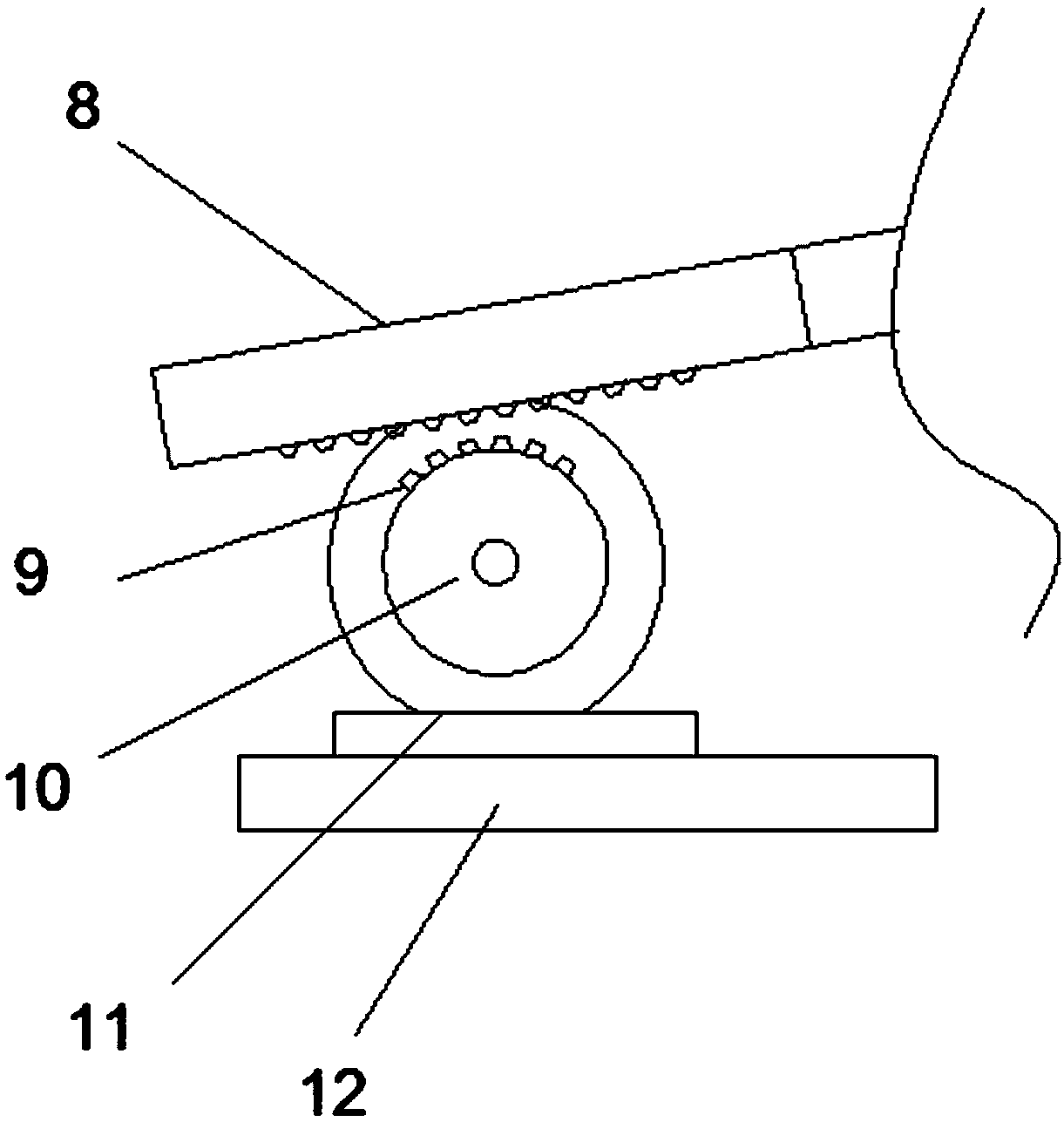 Garlic clove sorting device