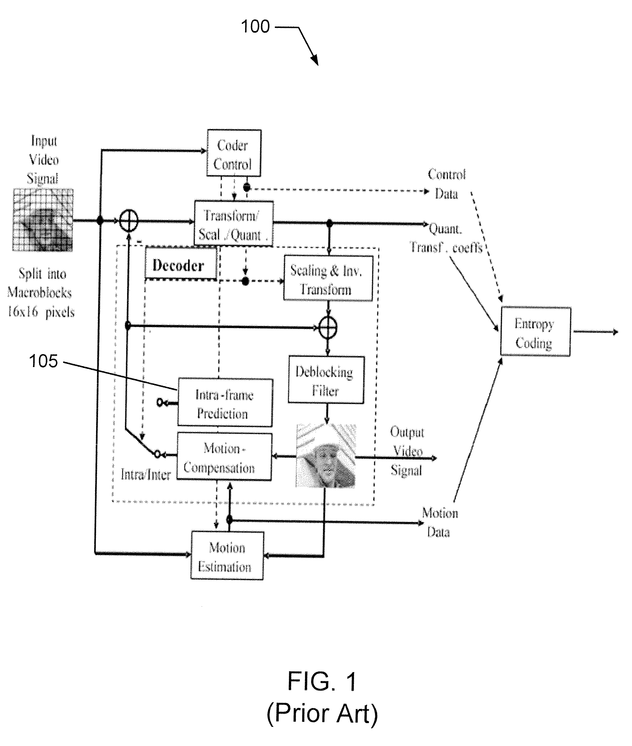 Apparatus and method for high quality intra mode prediction in a video coder