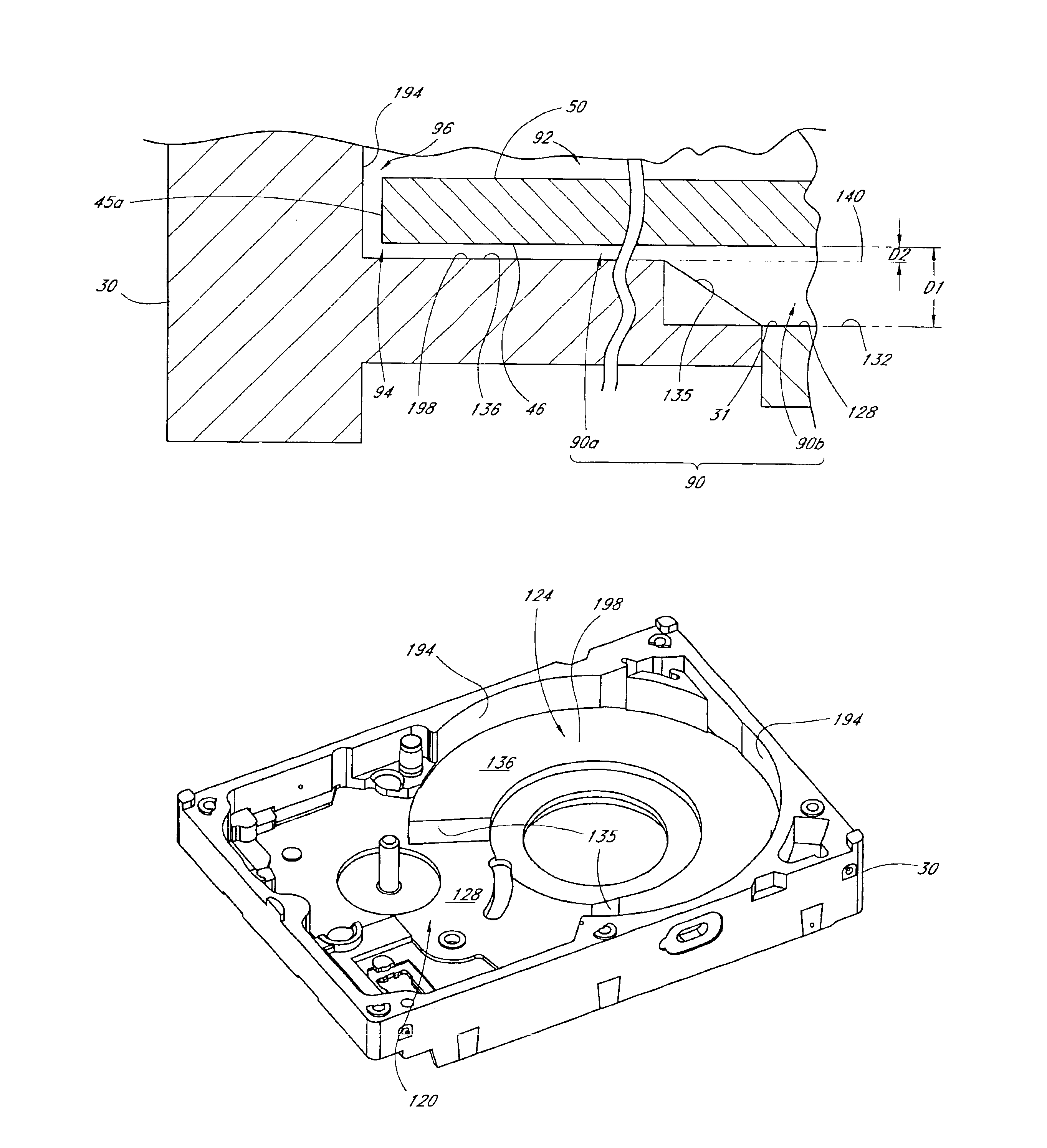 Aerodynamic base design for TMR reduction