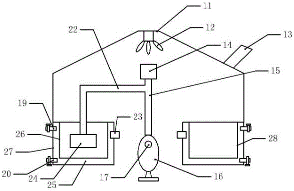 Automobile spare part cooling device