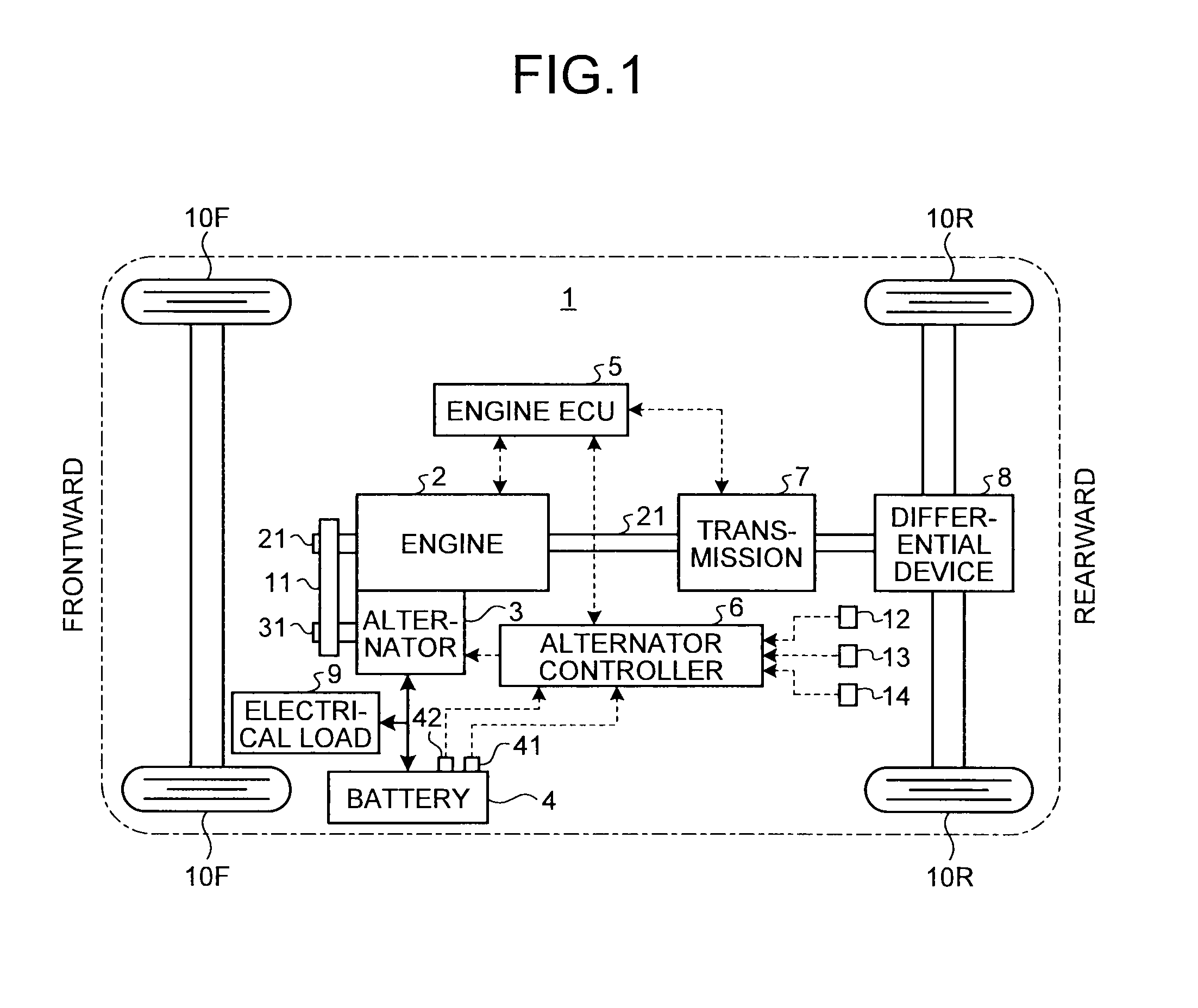 Alternator controlling apparatus