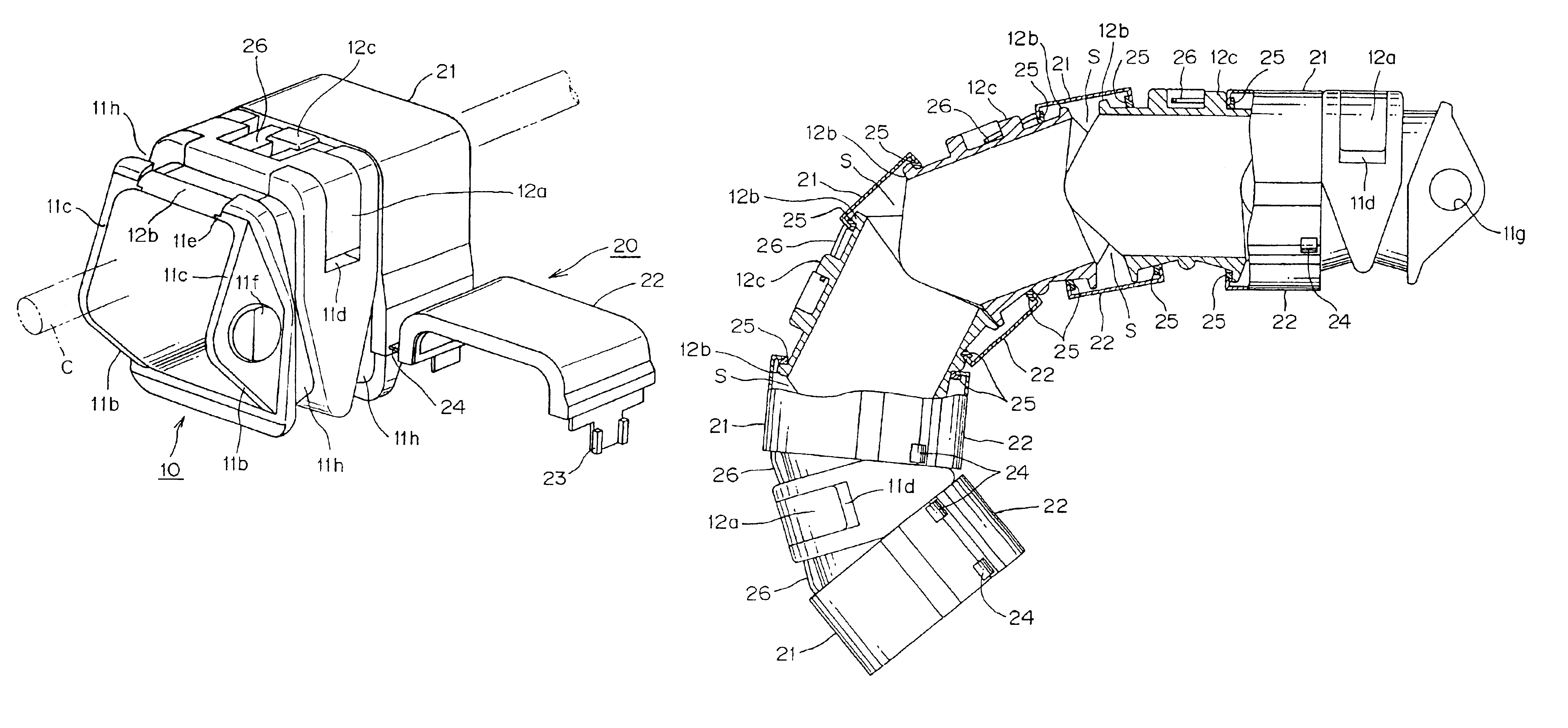 Closed cable drag chain