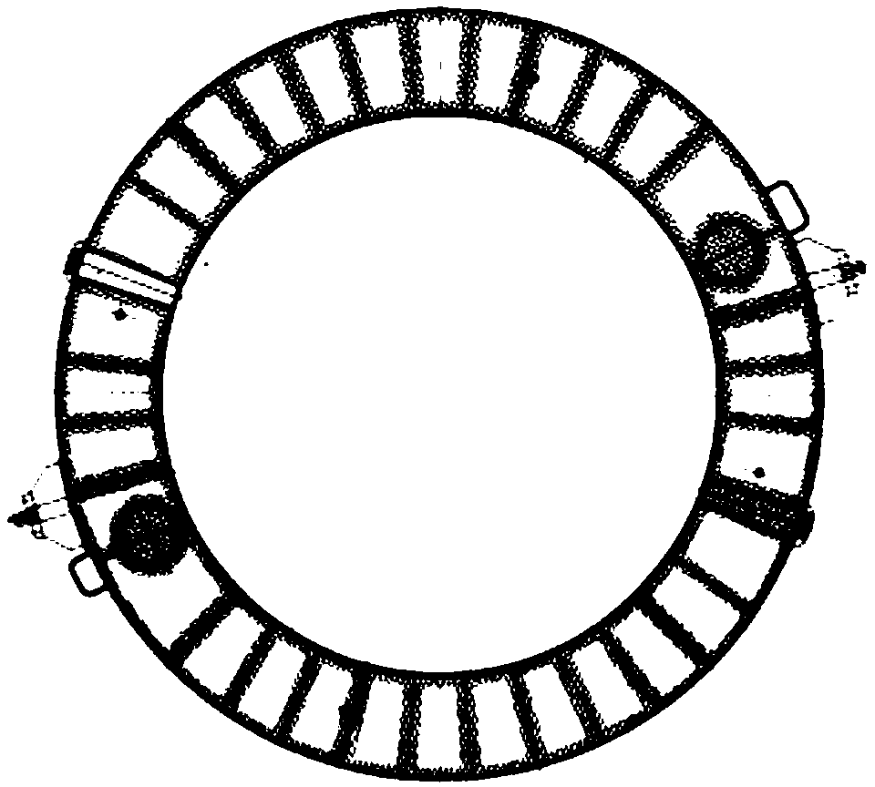 Tool special for reactor heat shield adjustment and centering