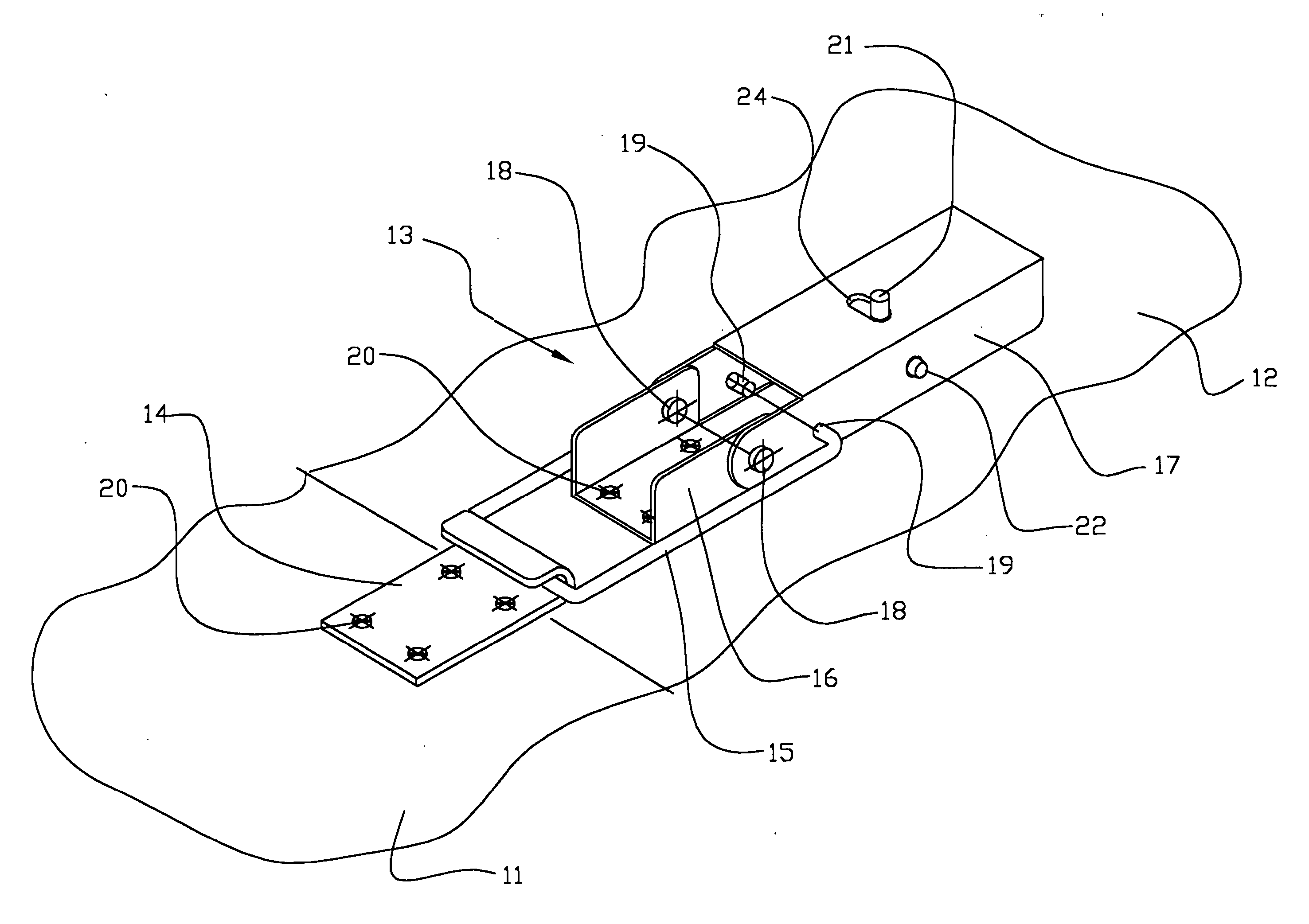 Draw latch with safety catch