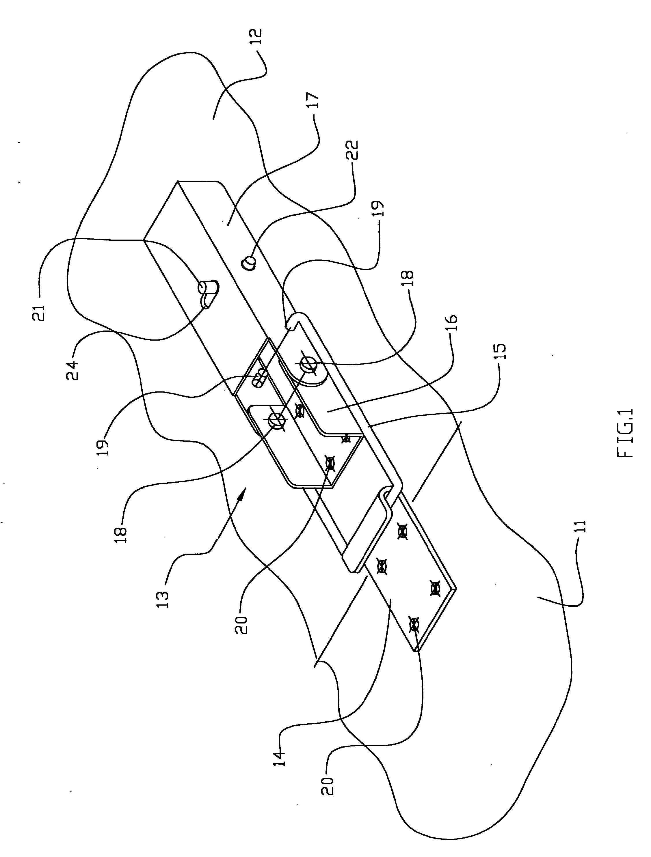 Draw latch with safety catch