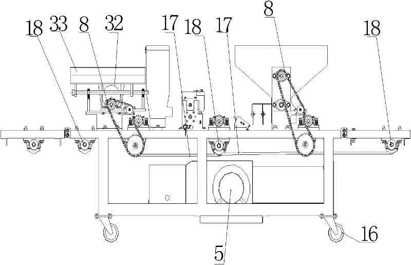 Precise-amount seed dibbing machine