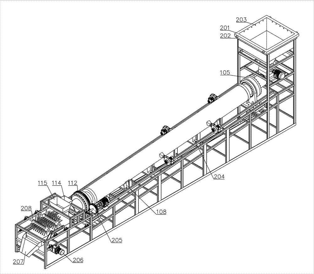 Device for automatically adding brewing water to distiller's grains and carrying out rotary cooling, distiller's yeast conveying and stirring device