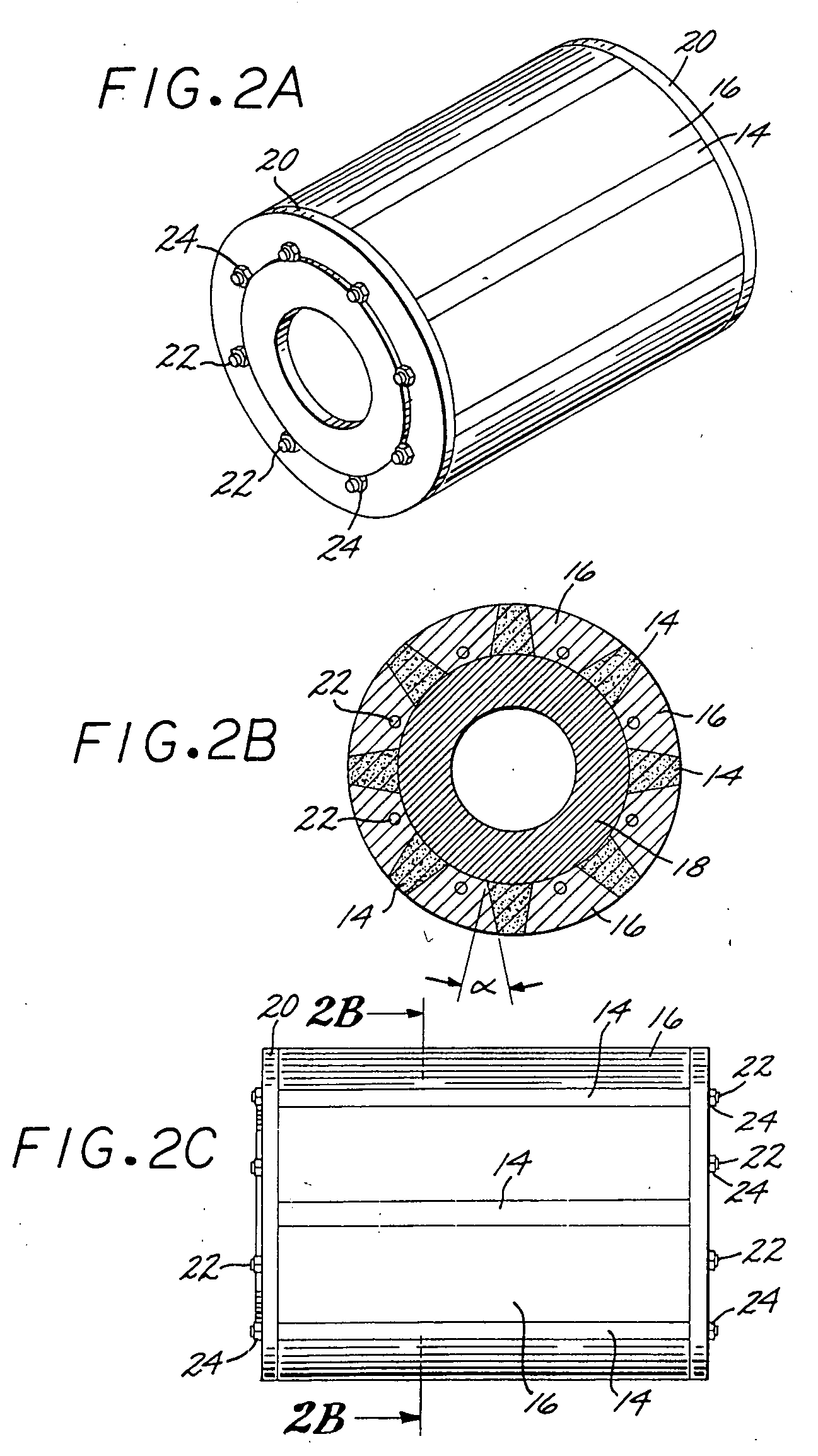 Sleeveless permanent magnet rotor construction