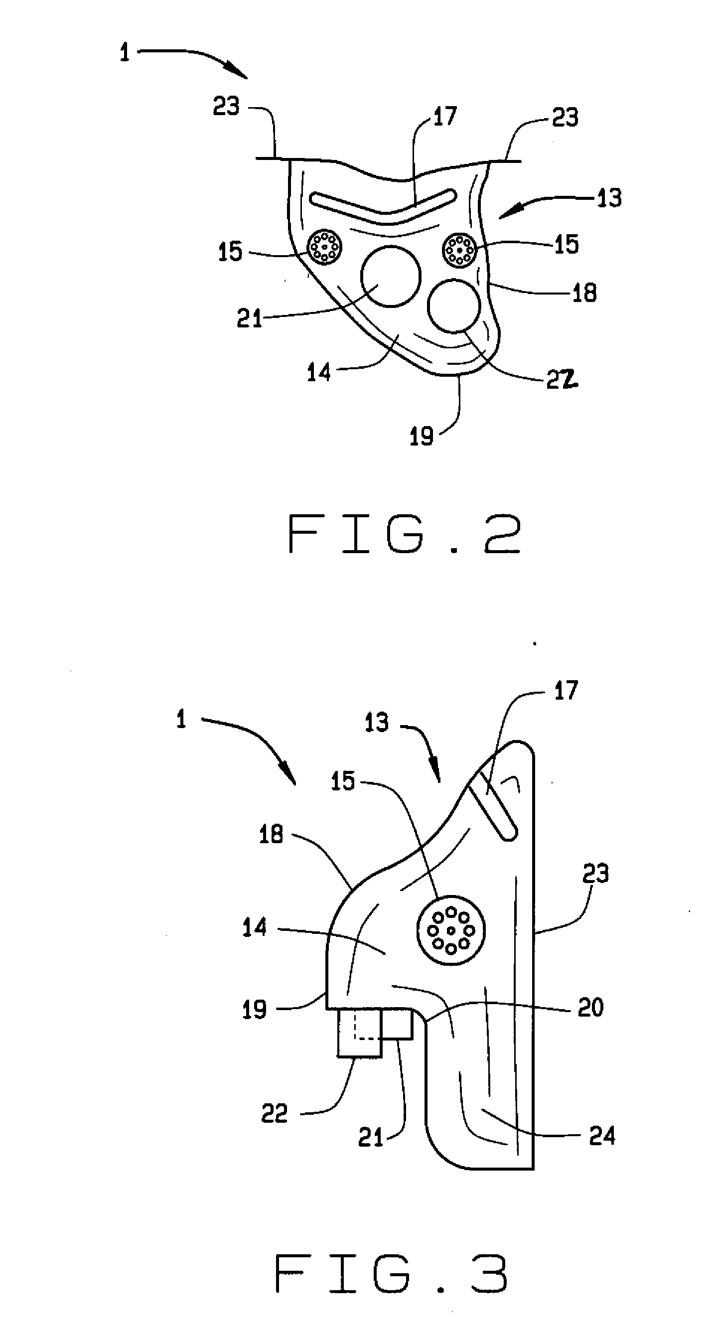 Mask for oxygen delivery with medication inlet