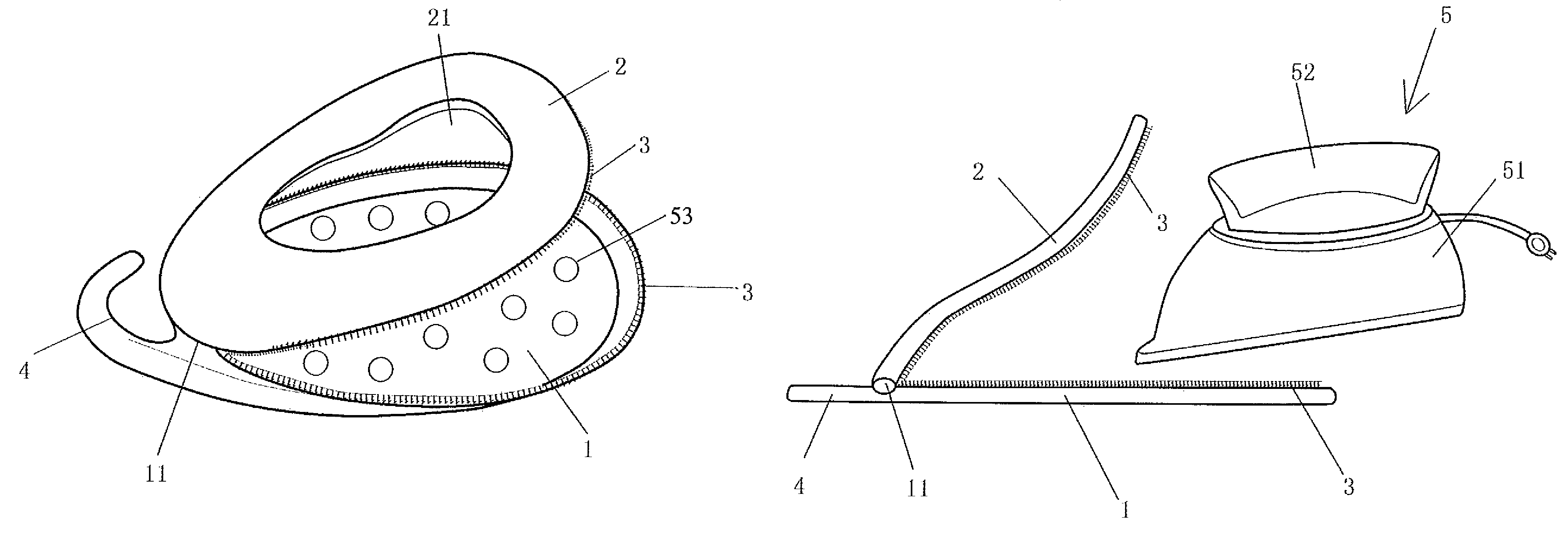 Insulation cover for iron