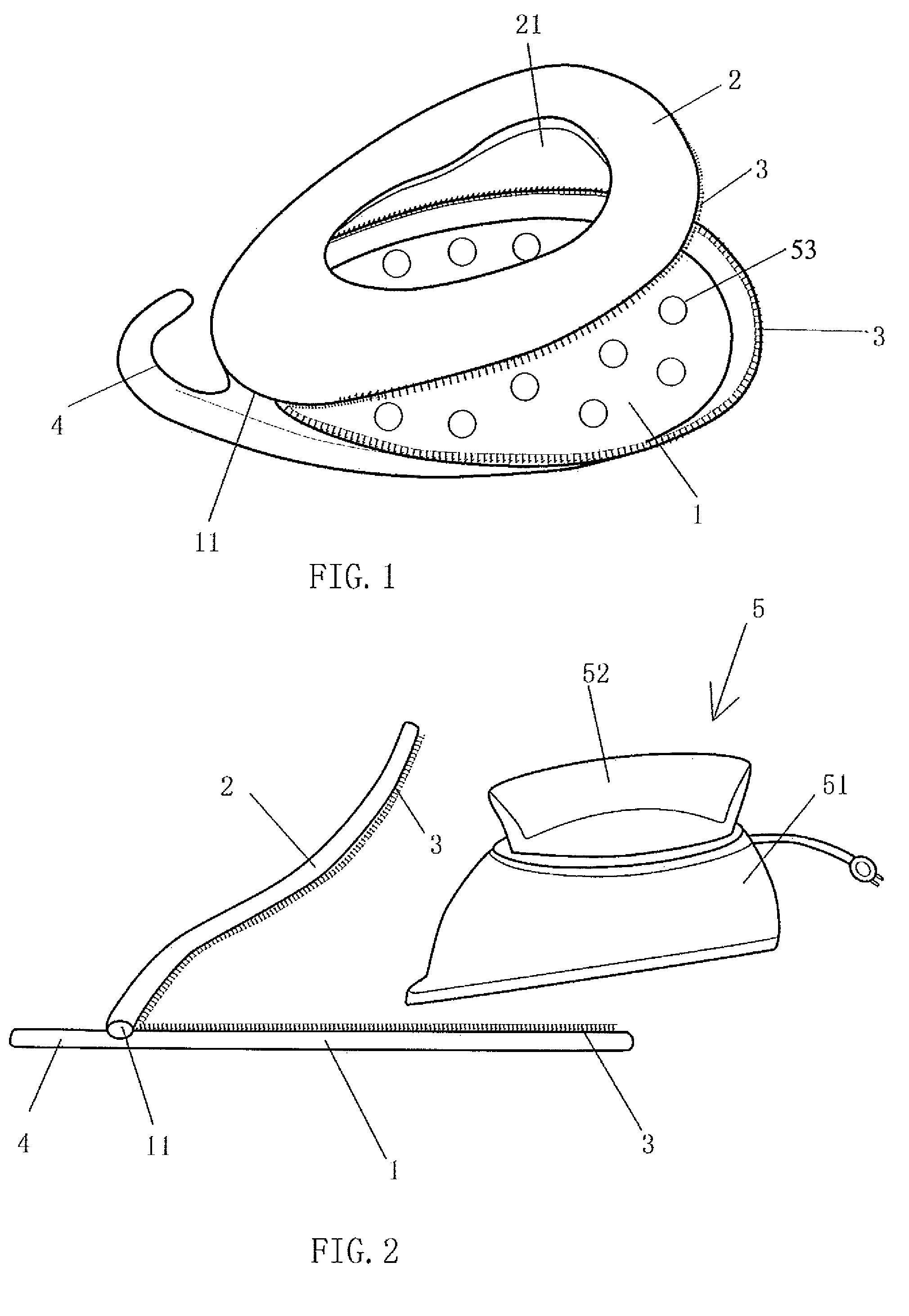 Insulation cover for iron