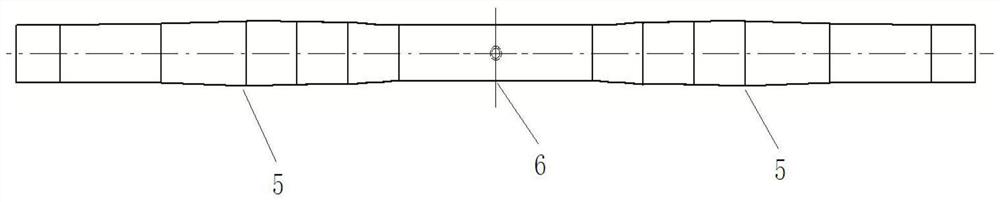 Single-leaf spring for heavy truck