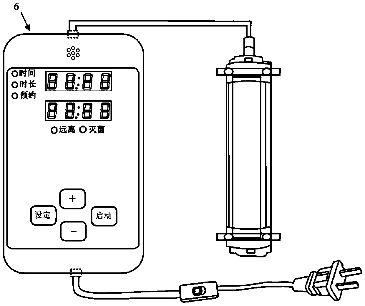 A kind of ultraviolet ray disinfection case and bag for peritoneal dialysis