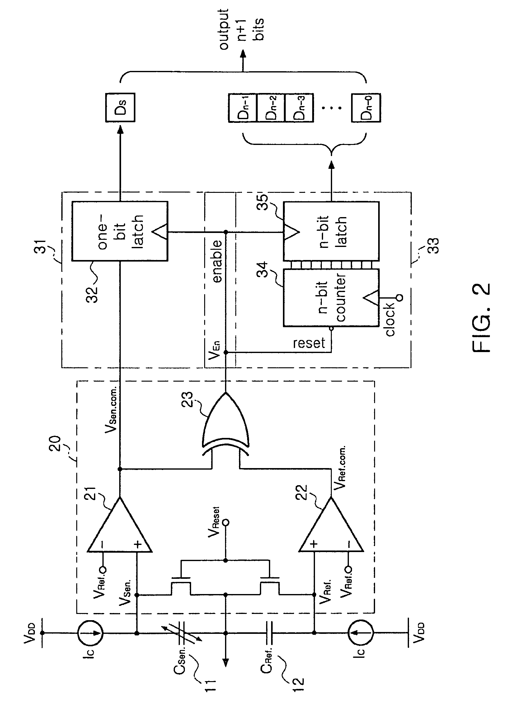 Bidirectional readout circuit for detecting direction and amplitude of capacitive MEMS accelerometers