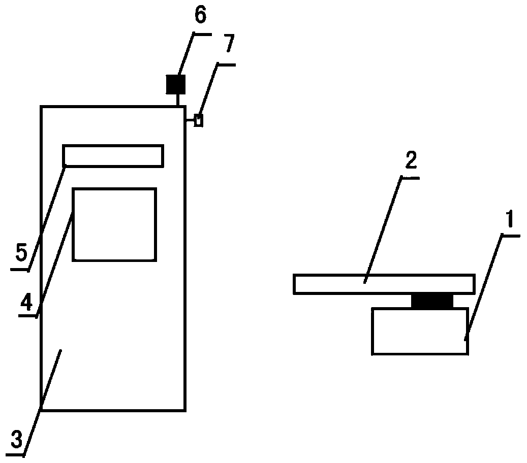 Device for testing complete machine pressure of high-pressure cleaning machine