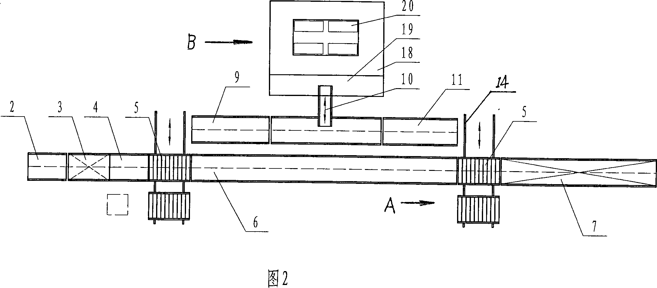 Totally-enclosed automation on-line grade-detection purchase transportation line for tobacco leaf