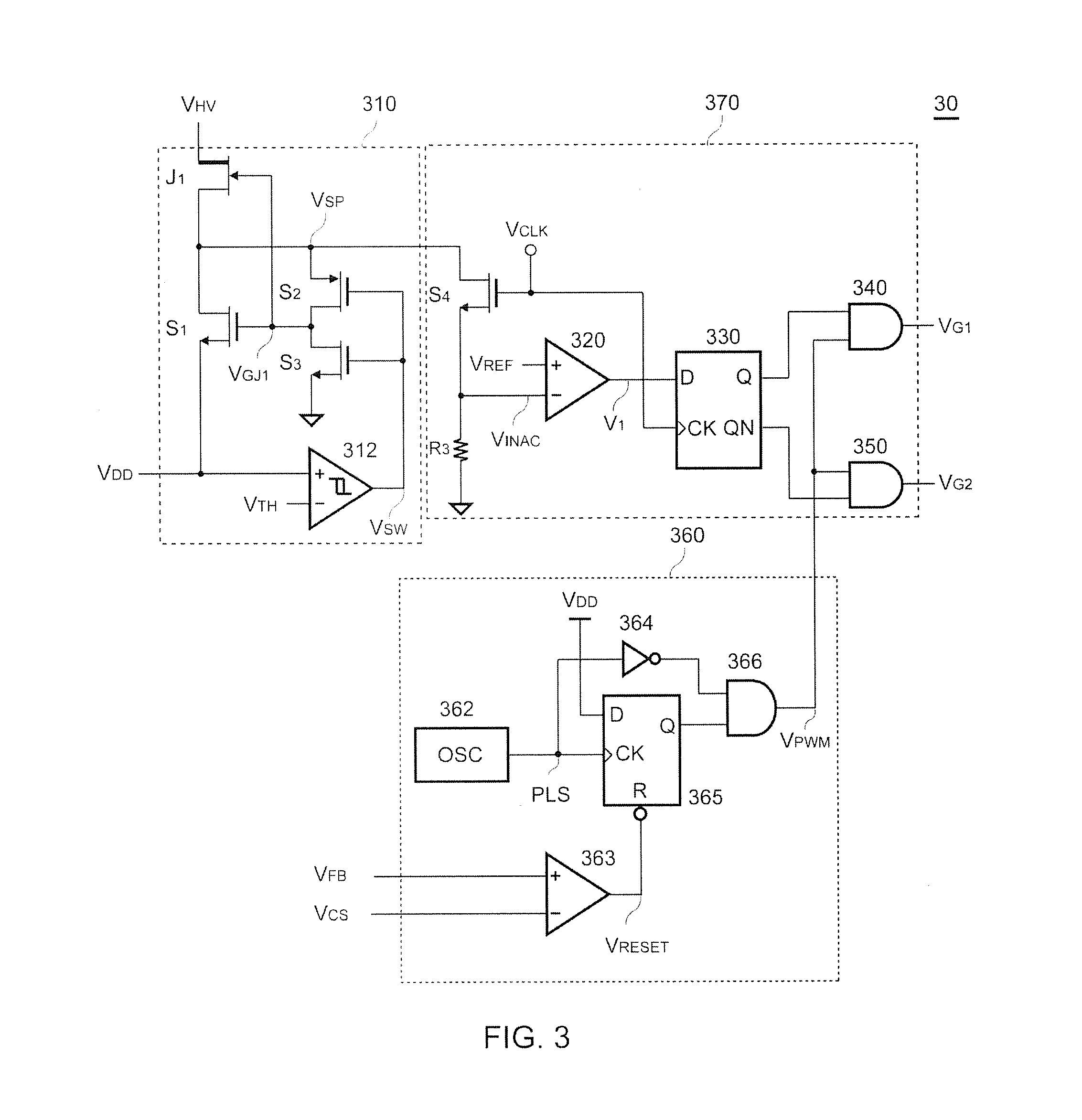 Two-switch flyback power converters