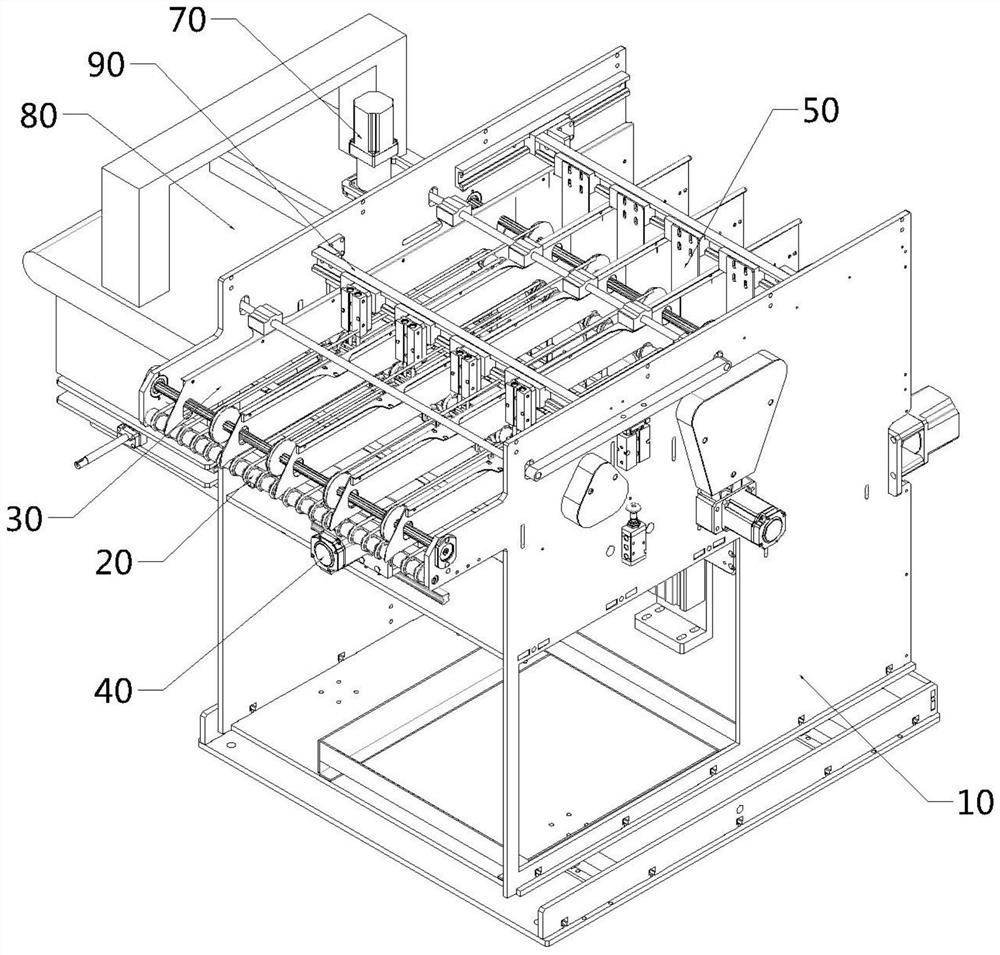 Bag arranging mechanism for bag making system