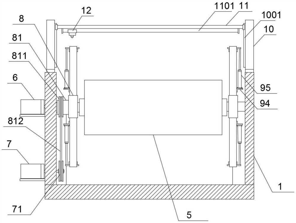 Winding equipment special for melt-blowing production