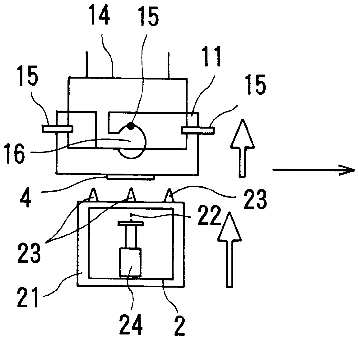 Crystal growth observing apparatus using a scanning tunneling microscope