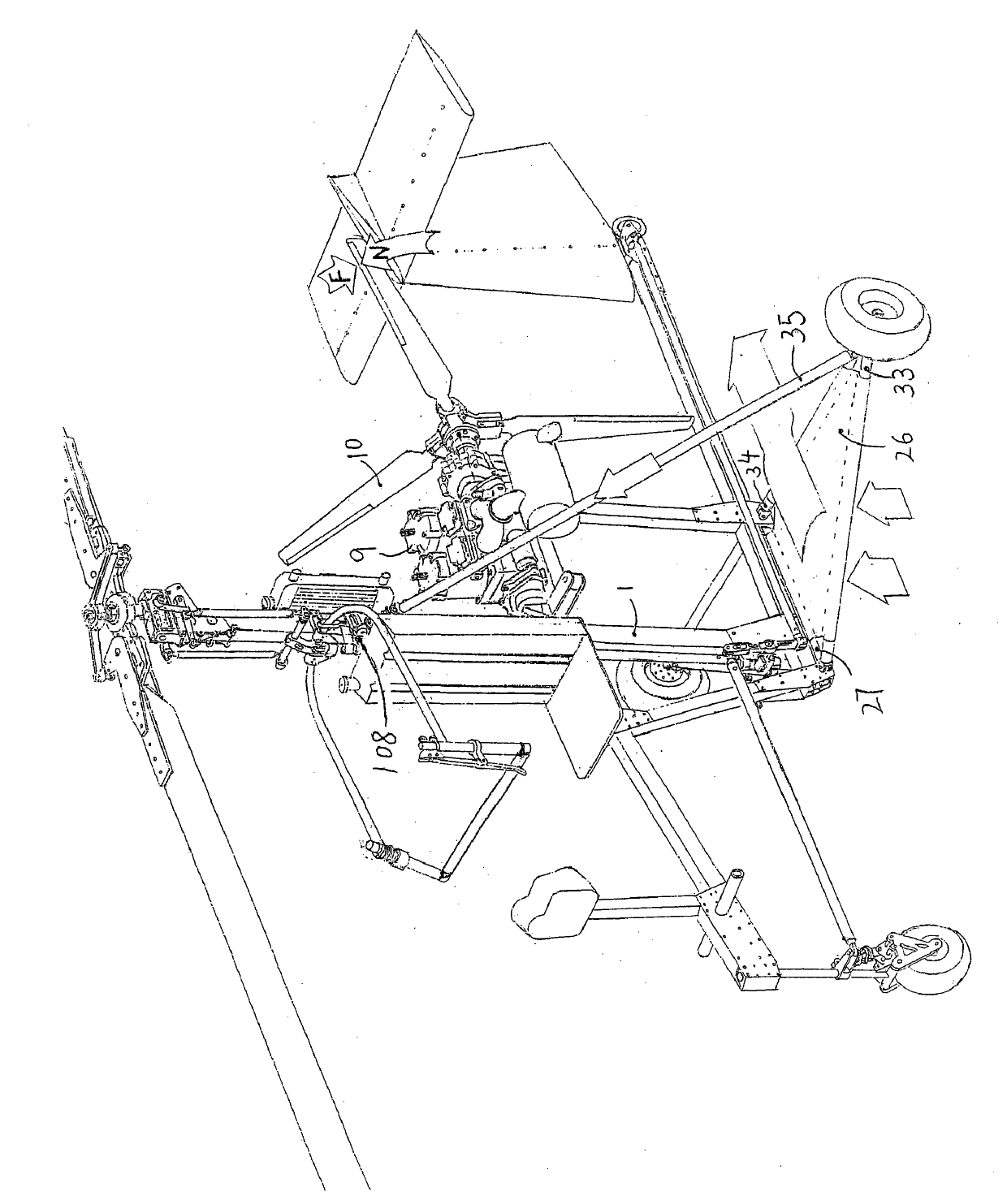 Single-man manual-control rotorcraft