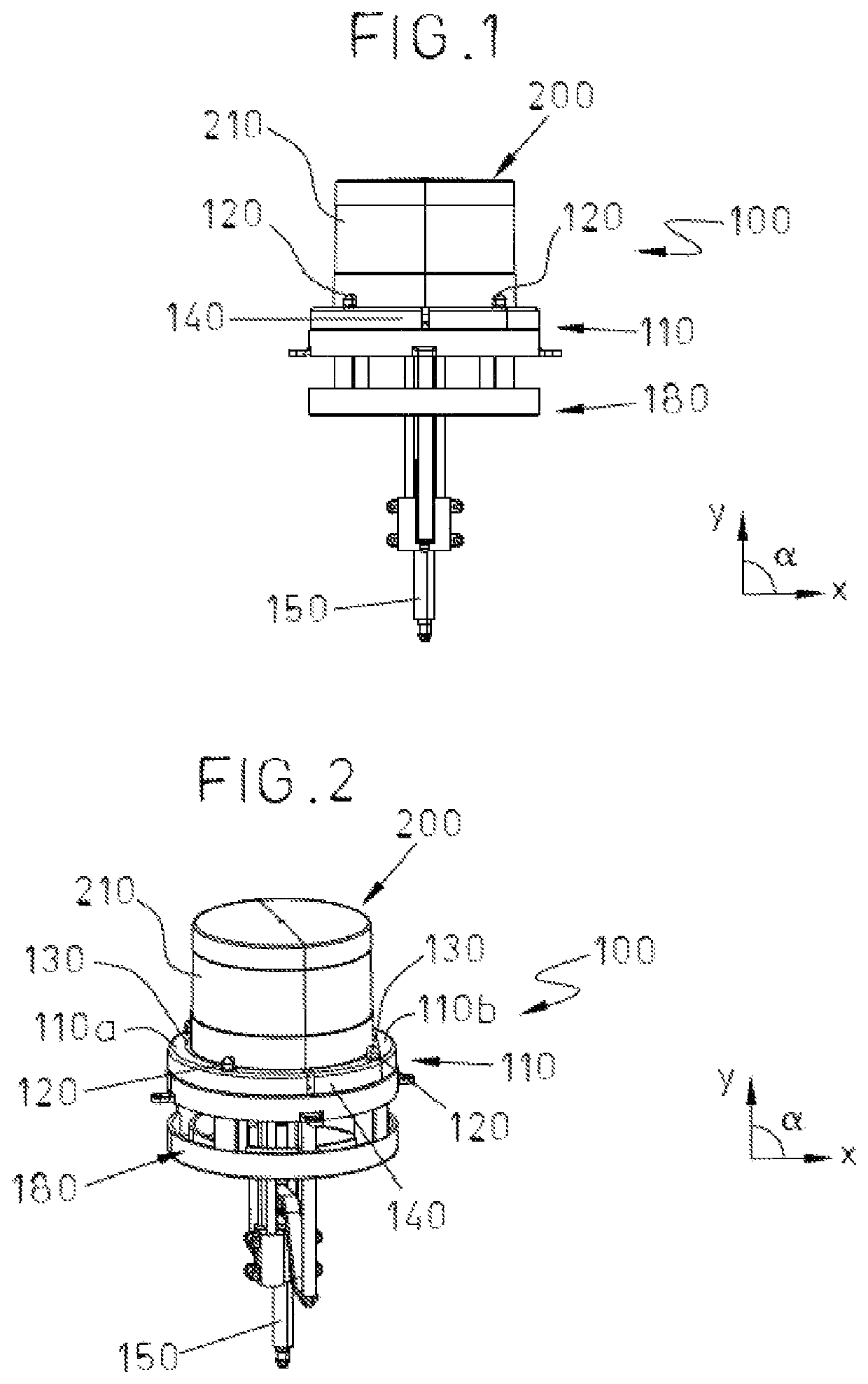 Washing arrangement for washing a surface of a target device and method for washing a surface of a target device using said washing arrangement