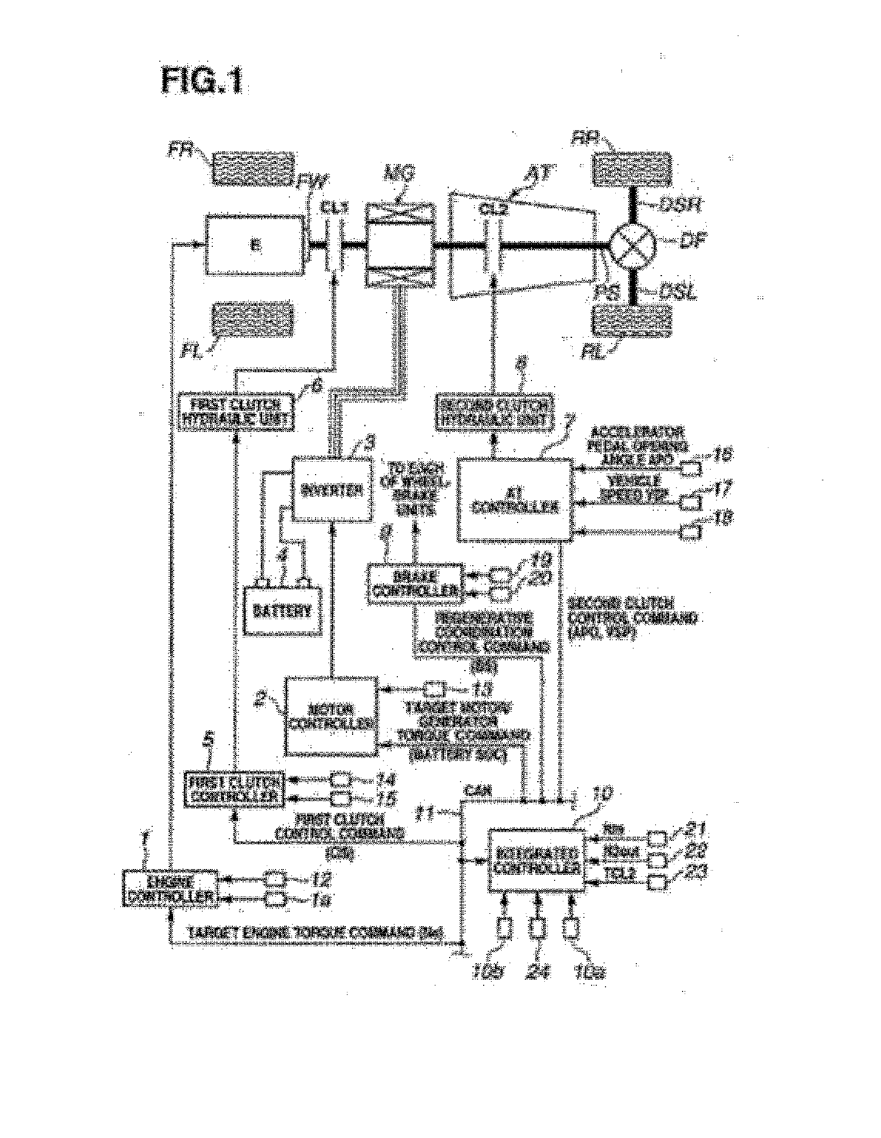 Control device for hybrid vehicle